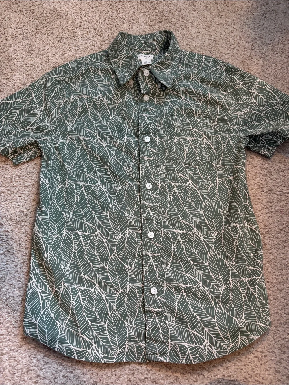 J, Crew  Palm Fond Shirt, 10